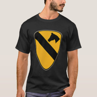 Camiseta 1.ᵉʳ parche de la División de Caballería 1 Veteran