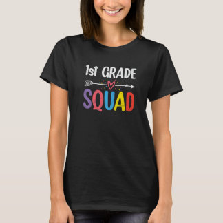 Camiseta 1.ᵉʳ Primer Día De Escuadrón De Chicas Escolares