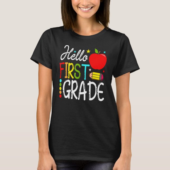 Camiseta 1.ᵉʳ primer grado de docente (Anverso)