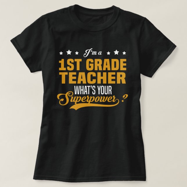 Camiseta 1.ᵉʳ profesor (Diseño del anverso)