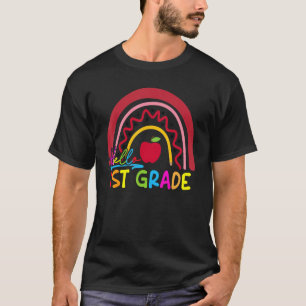 Camiseta 1.ᵉʳ profesor de arcoiris de primer grado de vuelt