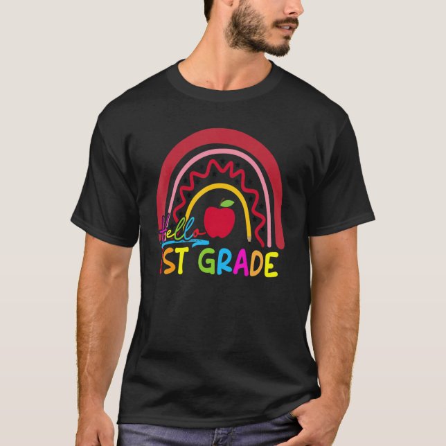 Camiseta 1.ᵉʳ profesor de arcoiris de primer grado de vuelt (Anverso)