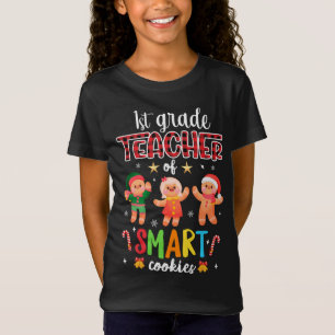 Camiseta 1.ᵉʳ Profesor De Galletas Inteligentes Gingerbread