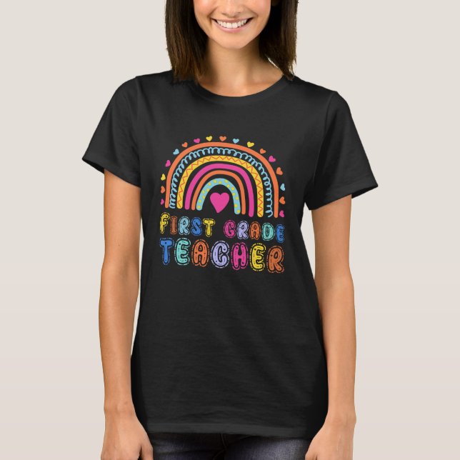 Camiseta 1.ᵉʳ profesor de primer grado Arcoiris Escuadrón d (Anverso)