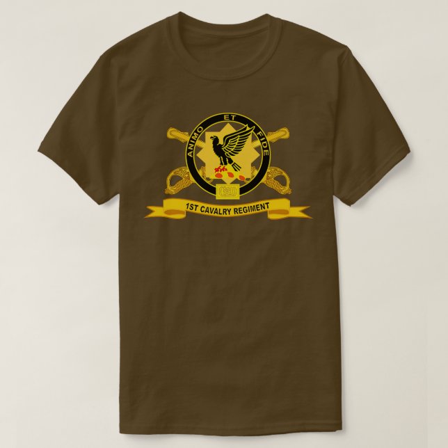 Camiseta 1.ᵉʳ Regimiento de Caballería con Br Ribbon (Diseño del anverso)