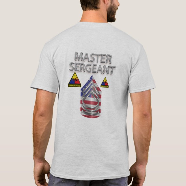 Camiseta 1.ᵉʳ sargento mayor de división blindado (Reverso)