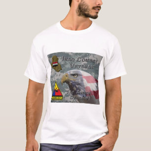Camiseta 1.ᵉʳ veterano de combate de la división de armas d