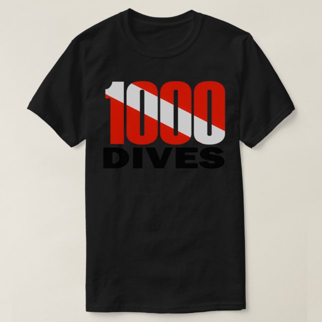 Camiseta 1.000 Buceos (Diseño del anverso)