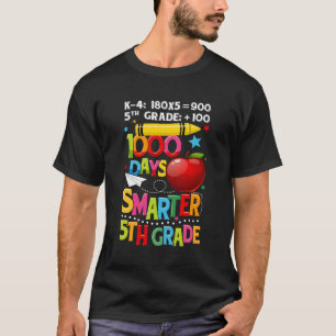 Camiseta 1.000 Días De Enseñanza De Quinto Grado 1.000 Días