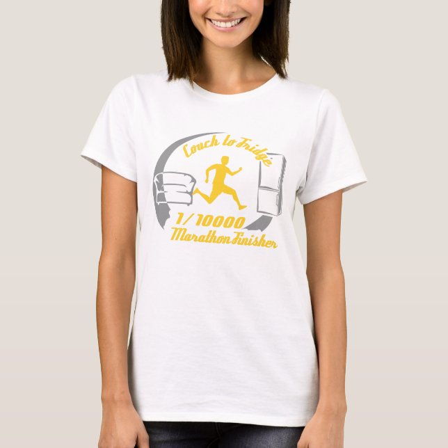 Camiseta 1/10.000 Camisas de acabado maratónico - Deporte f (Anverso)
