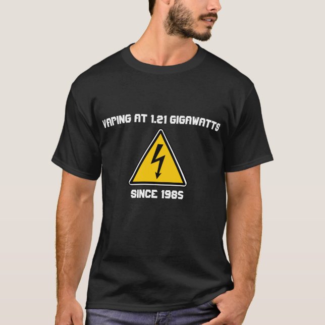 Camiseta ¡1,21 Gigawatts! (Oscuridad) (Anverso)