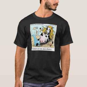 Camiseta 1/2 Vaca 1/2 Sirena Moomaid Divertido
