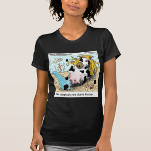 Camiseta 1/2 Vaca 1/2 Sirena Moomaid Divertido