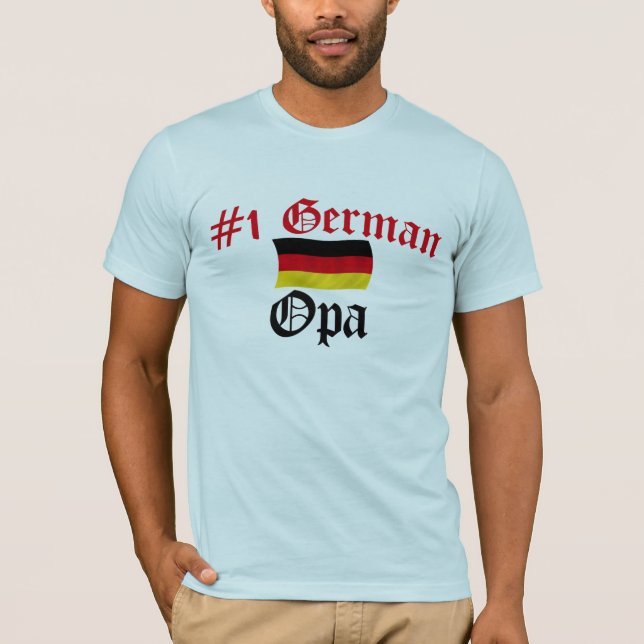 Camiseta #1 alemán Opa (Anverso)