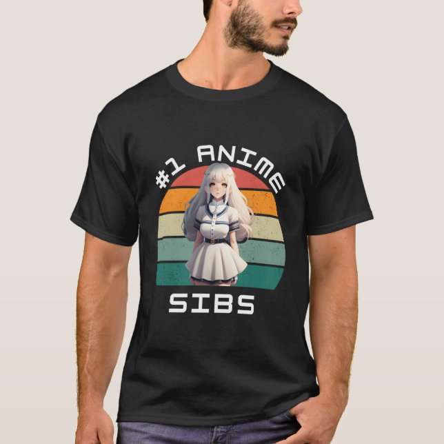 Camiseta 1 Anime Sibs Ga Kawaii Hermoso (Anverso)