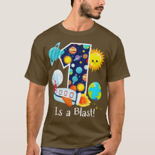 Camiseta 1 Año de antigüedad Espacio Ultraterrestre 1 Cumpl