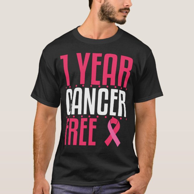Camiseta 1 año Remisión sin cáncer Leucemia materna colon (Anverso)