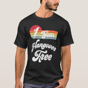 Camiseta 1 año Sober Recuperación Celebrar la Sobriedad Ann