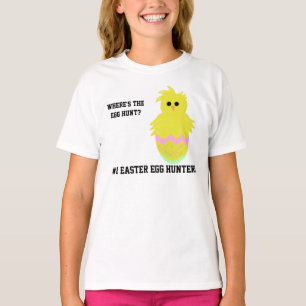 Camiseta #1 Caza de Huevos de Pascua Chicas de Huevo de Hue