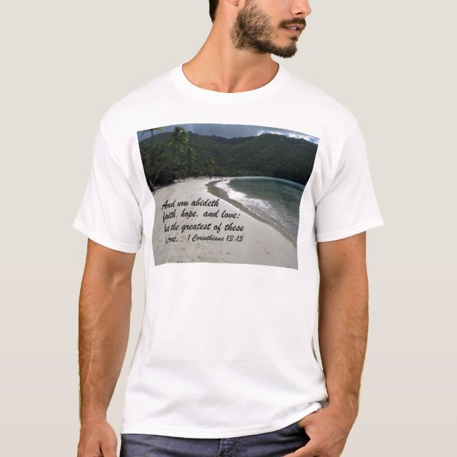 Camiseta 1 Corintios 13:13 (Anverso)