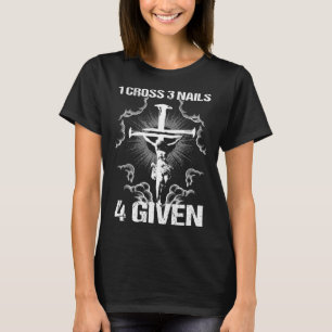 Camiseta 1 Cruz 3 Clavos 4 Dados I Versículo de la Biblia