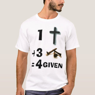 Camiseta 1 cruz + 3 clavos = 4given