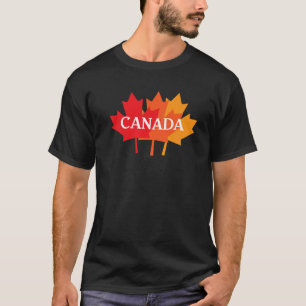 Camiseta 1 de julio Día de Canadá Divertido Maple Leaf Band