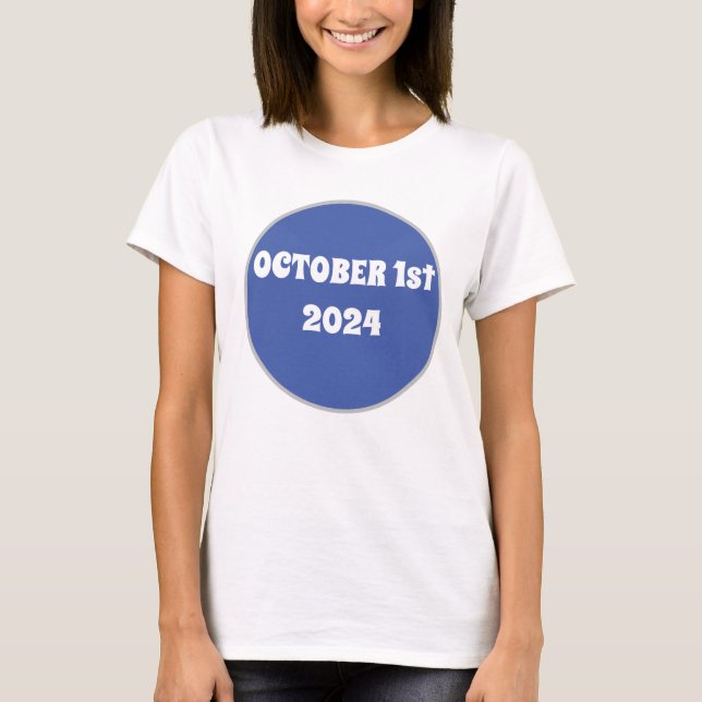 Camiseta 1 de octubre de 2024 (Anverso)