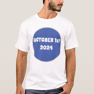 Camiseta 1 de octubre de 2024