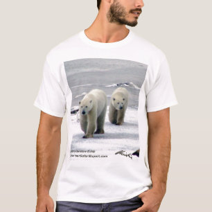 Camiseta 1 del oso polar (diseño del frente y de