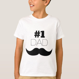 Camiseta #1 Dolor negro de papá - Número uno