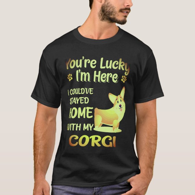Camiseta 1 Eres un Corgi Afortunado (Anverso)