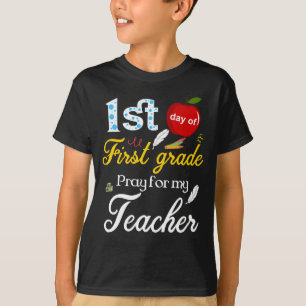 Camiseta 1° grado de primer grado reza por mi profesor