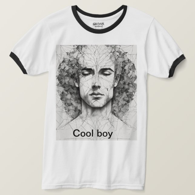 Camiseta 1. "Guay Boy: Style with Attitude" (Anverso del diseño)