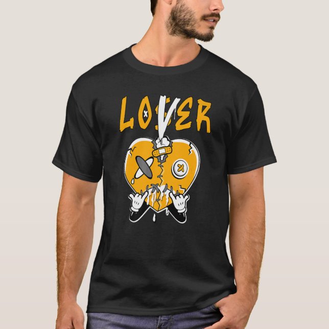 Camiseta 1 High OG Yellow Toe Loser  Heart OG Yellow Toe 1s (Anverso)