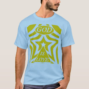 Camiseta 1 Juan 4:16 "Dios es Amor" Amarillo Ciber - Cristi