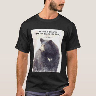 Camiseta 1 Juan 4 Cita Cristiana - El Señor es Mayor
