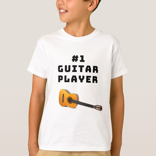 Camiseta #1 Jugador de guitarra (Anverso)