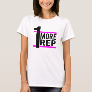 Camiseta 1 más representante en rosa