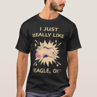 Camiseta 1 Me gusta mucho Beagle