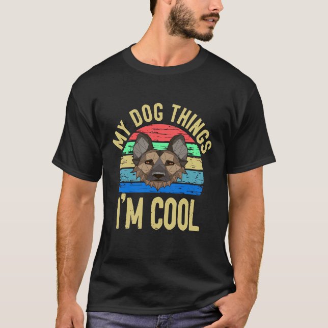 Camiseta 1 Mi Perro Cree Que Soy Genial (Anverso)