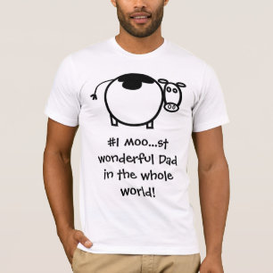 Camiseta #1 Moo...st WonMaravilloso Padre