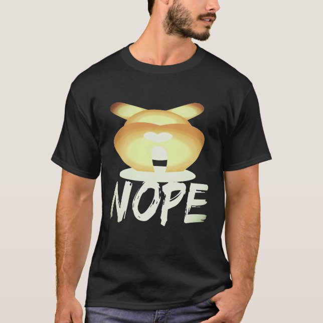 Camiseta 1 Nope - Corgi (Anverso)
