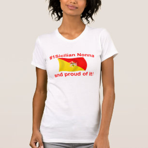 Camiseta #1 orgulloso Nonna siciliano