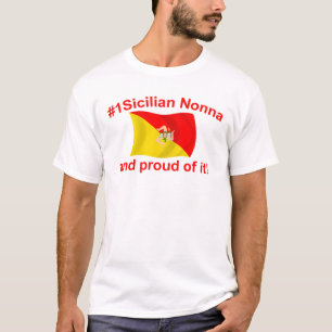 Camiseta #1 orgulloso Nonna siciliano