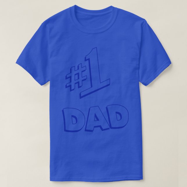 Camiseta 1 Papá (Diseño del anverso)