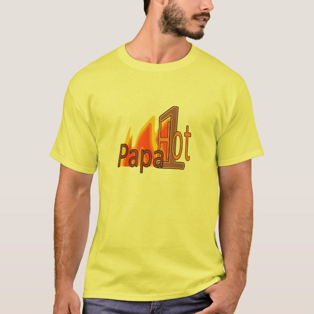 Camiseta 1 papá caliente (Anverso)