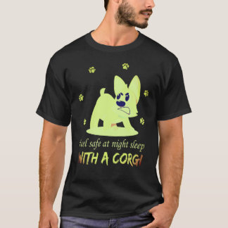 Camiseta 1 pequeño corgi enojado gruñendo y mostrando sus d