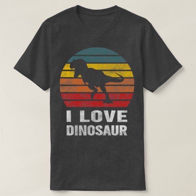 Camiseta 1 regalo de dinosaurio (Diseño del anverso)