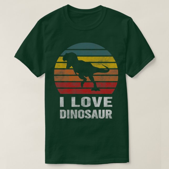 Camiseta 1 regalo de dinosaurio (Diseño del anverso)